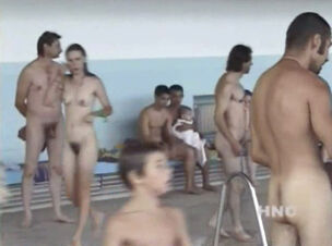 nudist pool family